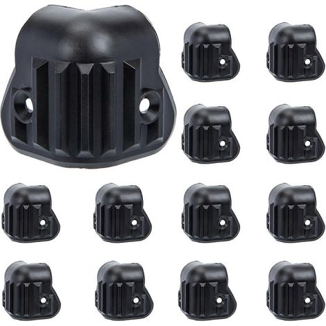 16 pièces de protection d'angle en plastique pour caisson de basses, protection anti-collision pour haut-parleurs (1/5)