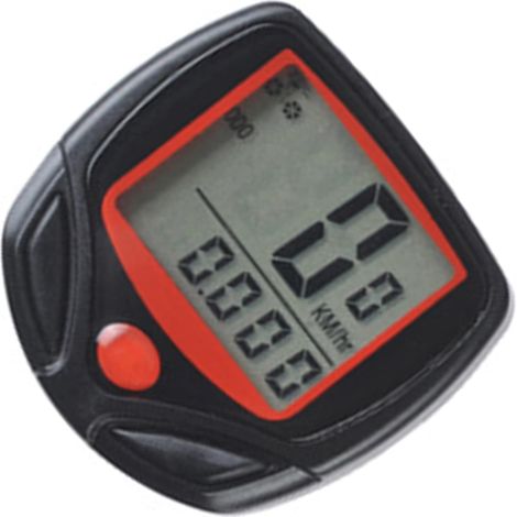 Compteur de vitesse filaire étanche à écran clair, respectueux de l'environnement, avec code anglais, en promotion d'été. Ordinateur de vélo. (1/5)