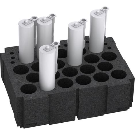 Insert pour cartouches STIER pour Systainer IV + V (1/3)