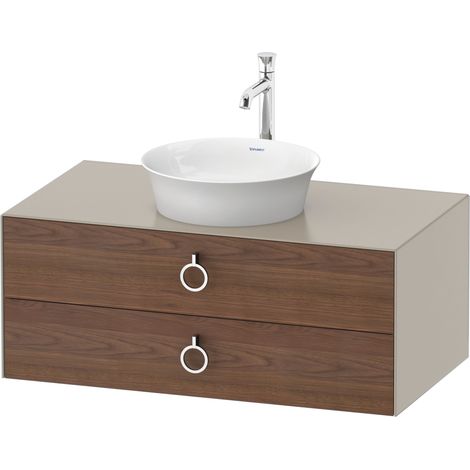 Duravit Tulip blanco, mueble de baño colgado en la pared, ancho (1/2)