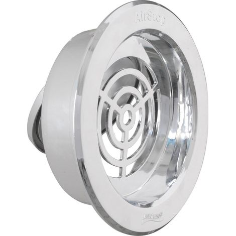 La Ventilazione AIRSCR Valvola Antiritorno in PVC, Cromato, diametro 140 mm (1/5)