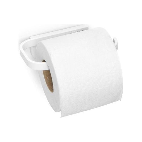 Porte papier toilette Brabantia blanc acier inoxydable 15x5x10 cm (1/5)