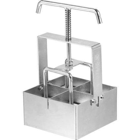 Tragbares Gerät zum Formen von 5 cm großen Erdklumpen mit integriertem Stampfer, ideal für die Anzucht von Setzlingen und die Verbesserung der Bodenqualität. (1/5)