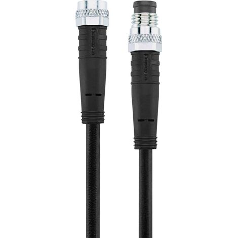 Escha 8044017 Sensor-/Aktor-Steckverbinder, konfektioniert M8 Stecker, gerade, Buchse, gerade 2.00 m