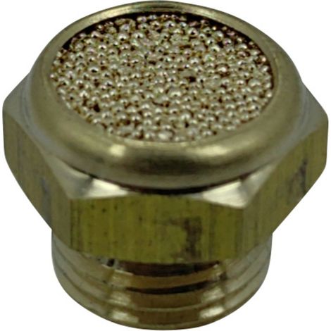TRU COMPONENTS Druckluft-Schalldämpfer TC-12770324  Außengewinde G1/8" 15 bar Messing 1 St.