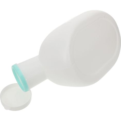 Urinoir Portable Couvercle en Plastique Blanc pour Hommes 2000ml Design Pratique et Capacité Grosse, pour Camping et Usage à Domicile (1/5)