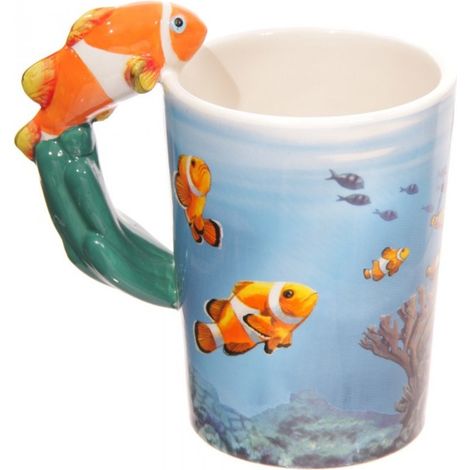 Mug Poisson Clown en céramique (1/5)
