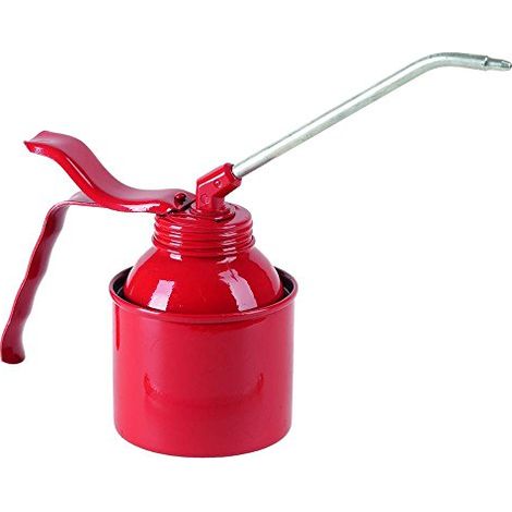 Burette Métal Rouge 250ml Lubrification Précise Et Durable - Pressol