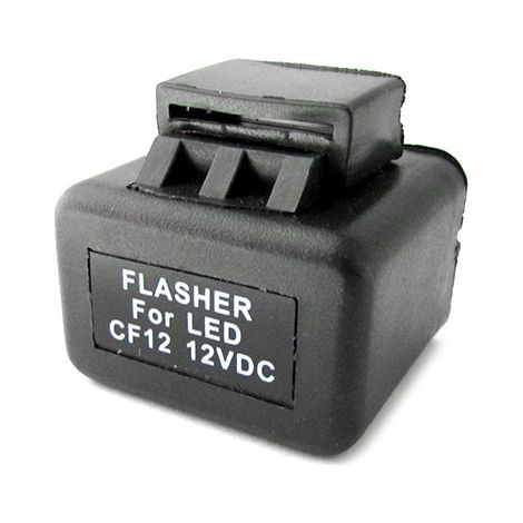 Flasher Led Lampeggiatore Rele Relay Per Frecce Led Moto e Auto Americane 12V 2 Spine CF12 (1/3)