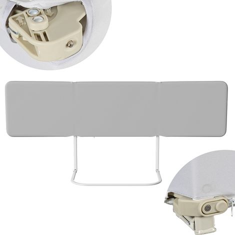 Randaco Barrera de seguridad para cama infantil 180 cm, plegable, colchón 8-30 cm (1/5)