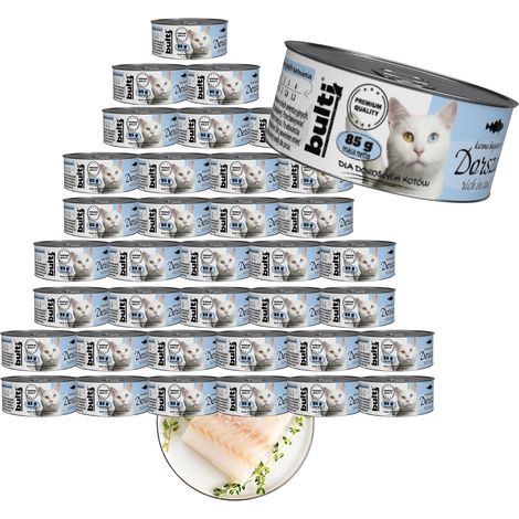 BULTI pâtée pour chat, boîte de 36 x 85 g (1/2)
