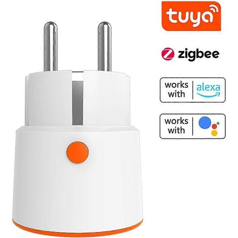 Prise intelligente Tuya ZigBee 16A avec compte à rebours et mesure en temps réel du courant, de la tension et de la puissance ( ) (1/5)
