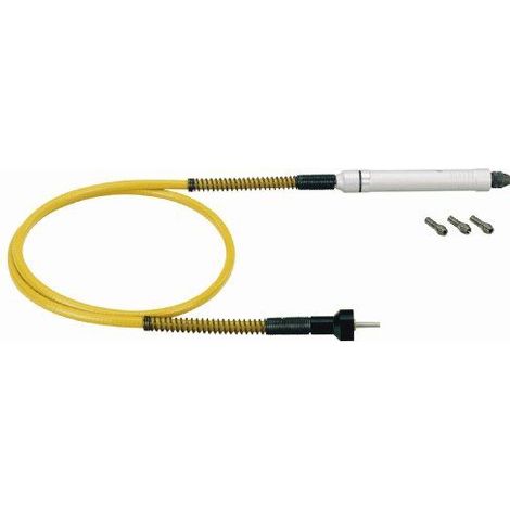 Proxxon Micromot Arbre Flexible 110/P avec 6 pinces de serrage en acier (1 – 1,5 – 2 – 2,4 – 3 et 3,2 mm) 28620