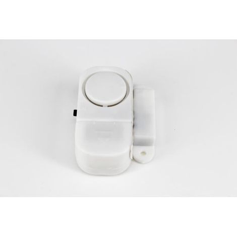 Lot de 4 alarmes de porte ou fenêtre AUTONOMIE ET BIEN ÊTRE TMI 1910 - Sirène 90 dB - Blanc