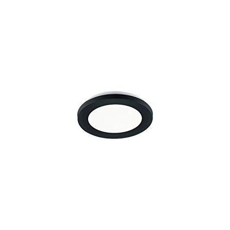 Plafoniera bagno LED CAMILLUS nera 10W 17cm IP44 3000K (1/4)