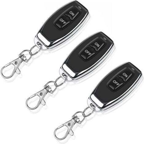 3X Wireless Remote Control 433MHz Transmitter Key Fob 1527 Learning Code 2 Buttons
