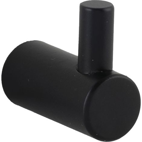 Technik Team Mantelhaken Ersa Garderobenhaken - Breite 16mm, Höhe 31mm, Stahl schwarz matt