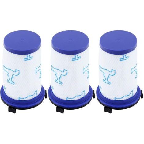 3pcs Filtres de Rechange pour Rowenta Air Force 360 RH9051WO RH9057WO RH9059WO RH9081WO RH9086WO & Tefal Air Force 360 Aspirateur, Accessoires de Remplacement Alternative à ZR009001 (1/4)
