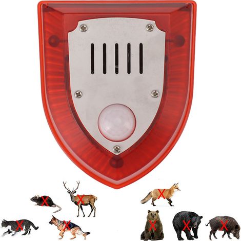 Solar-Alarmsystem für Viehbetriebe, Diebstahlalarm, harmloser Solardeflektor, Lichtabwehr gegen Wildschweine, Außenalarmsystem. (1/5)