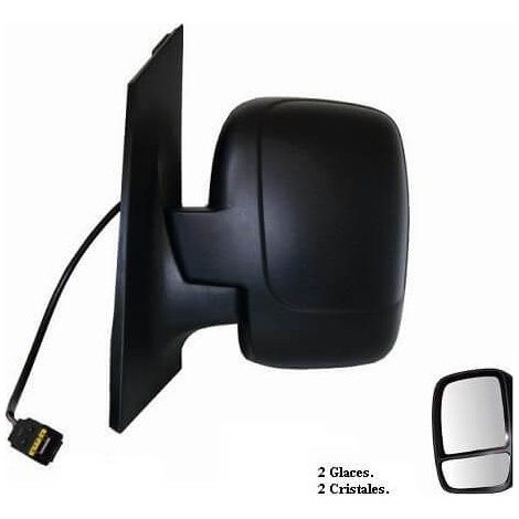 Rétroviseur électrique gauche noir 2 glaces chauffant Citroen Jumpy 2006-2016