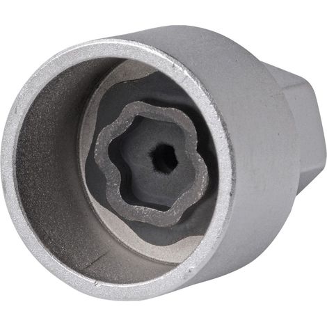 Adaptateur de démontage de verrou de jante SW-Stahl 02384L-18 I adapté à BMW I adaptateur 58 I outil de démontage pour déverrouiller le verrou de roue I outil de déverrouillage pour verrous de jante I