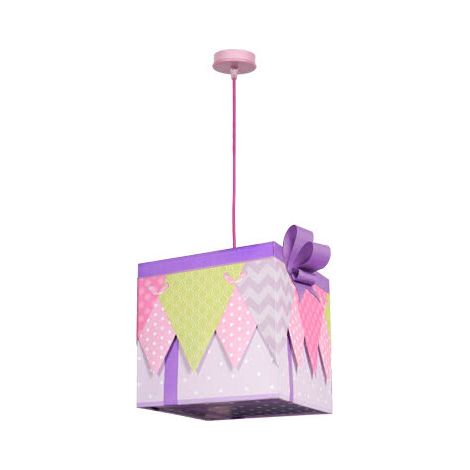 Große Pendelleuchte Lilac Gift Series 1xE27 (30x30x30cm)