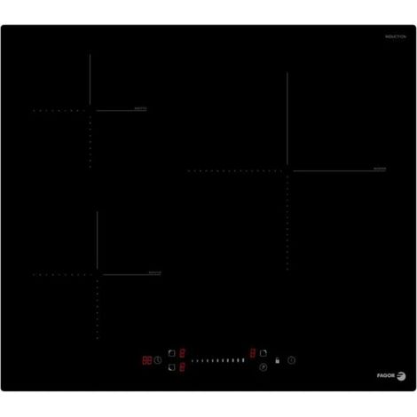 piano cottura a induzione 60cm 3 fuochi 6600w nero - FAI3537 - Fagor