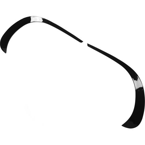 Grille d'aération de pare-chocs avant, gauche et droite, noir brillant, compatible avec Mercedes-Benz GLC X253, GLC260 et GLC300 (à partir de 2020). (1/5)