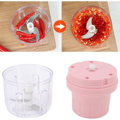 Appareil de soin pour bébé à chargement sans fil, presse-ail, mini robot de cuisine électrique, hachoir à viande, extracteur d'ail, 250 ml (1/5)