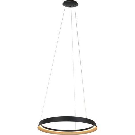 Steinhauer - hängeleuchte - Ringlux - schwarz - metall - Ø 60cm - (1/5)