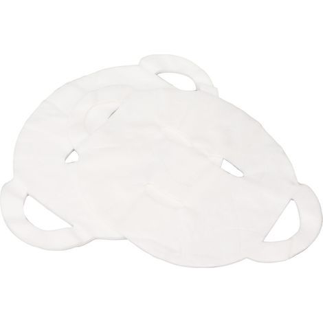 50 Masques Visage Jetables Précoupés, Attaches Oreilles Confortables, Soin Peau Maison ou Salon Professionnel (1/5)