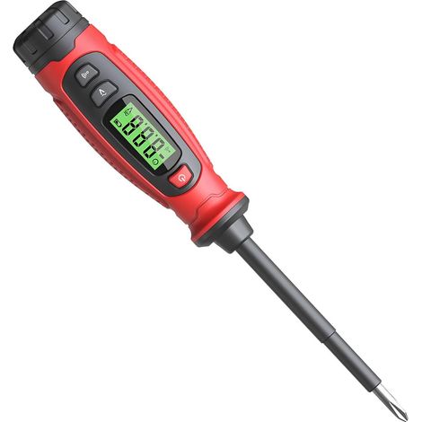 Stylo testeur de circuit intelligent avec deux indicateurs lumineux et notification de l'état d'énergie pour les experts Tournevis de test électrique étanche (1/5)