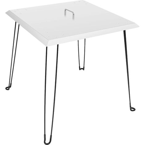 Déflecteur de chaleur pour foyer, en acier inoxydable, design portable, Argent (1/2)