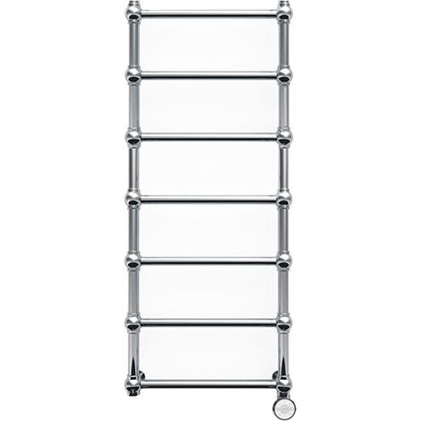 Scaldasalviette elettrico connesso cromato - HxL 800x504 mm - 120 Watt - RET800/504E8CROW (1/5)