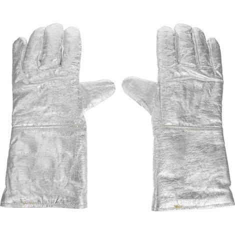 Hitzebeständige Schweißerhandschuhe aus Aluminiumfolie
