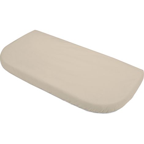 Waldin Sábana Bajera Jersey Cuna Colecho 7 en 1, 73 x 37 cm, Beige Oscuro