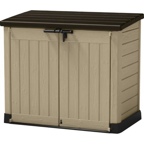 Coffre de rangement Beige / Brun 146x82x125cm, Store-It-Out Max