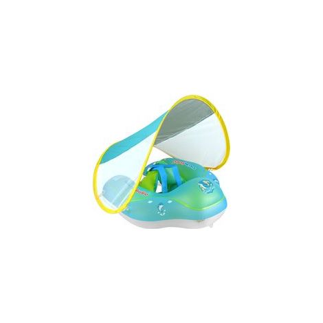 Bouée bébé gonflable avec parasol – Anneau de natation 6-36 mois – Matériau PVC de sécurité – Flottabilité et imperméabilité (1/4)