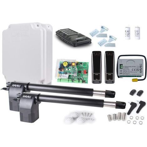 Alfa Long FDS - Kit FAAC 414 per cancelli a doppia anta da 10 m (1/5)