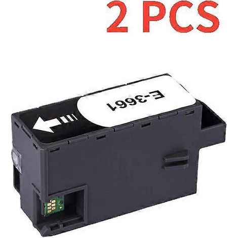 Passend für Epson Wartungsbox epsonXP15080 15010 8500 Drucker 6001 Resttintenbehälter T3661 Wartungsbox – 2 Stück