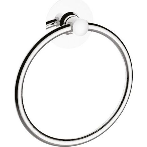 Portasalviette ad anello in acciaio inox cromato – Giada Tecom