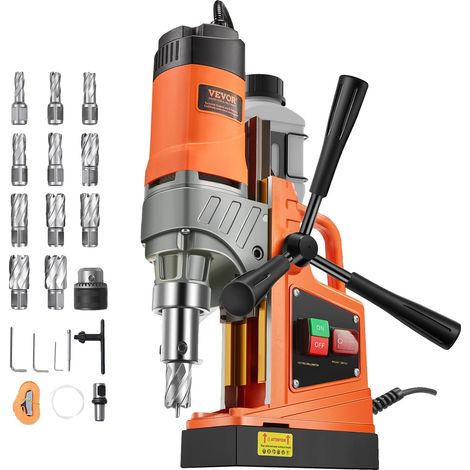 Perceuse magnétique, puissance de 1450W, vitesse de 850 RPM (1/5)