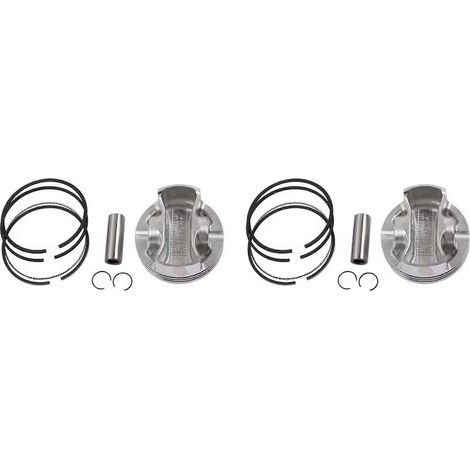 2 pistons avec segments pour VESPA GTS GTV GTS300 GTV300, diamètre 75 mm, références 13101-L3A-000 et 13101-BCF-010 (1/5)