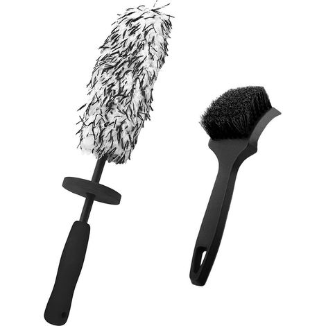 Brosse jante microfibre 42cm ultra-douce, nettoyage profond sans rayures (1/5)