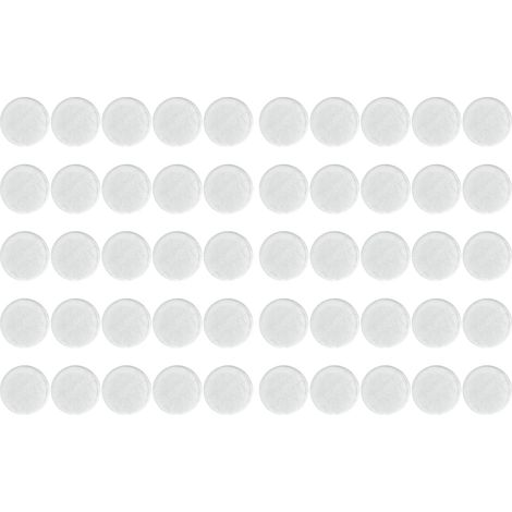 Glaspads - Antislip Sous-Verre PVC Transparent 25 mm - Pour Tables En Verre Et Surfaces Lisses - Lot De 50