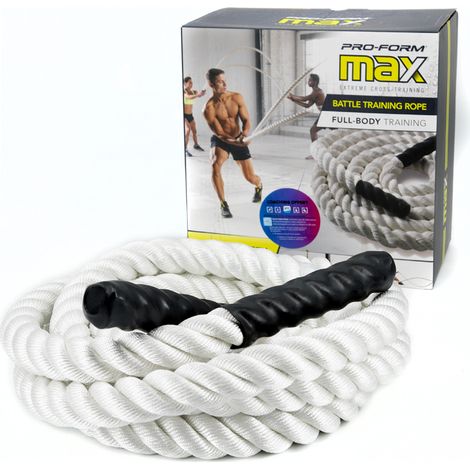 Corde ondulatoire battle rope d'entrainement musculation 6 m