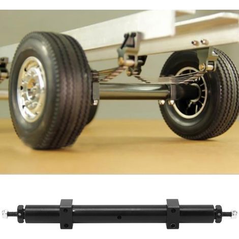 Verstärkte Hinterachse für Tamiya 1/14 Anhänger – 120 mm, Ersatzteil und Upgrade (1/5)
