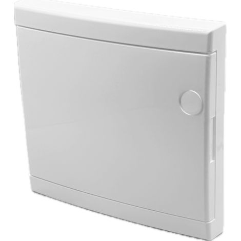 19084 Eur'ohm Porte Blanche Pour Coffret D'intérieur 13 Modules