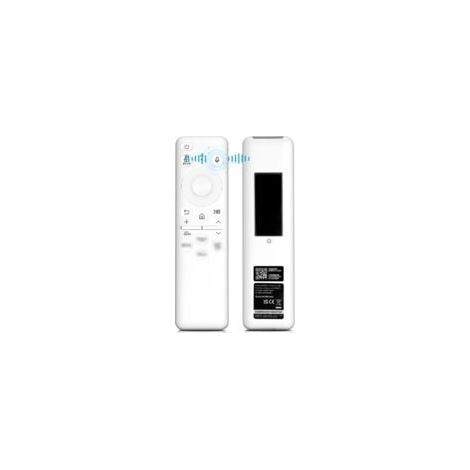 BN59-01432A Télécommande pour TV Samsung - Télécommande vocale solaire avec USB-C - 4 touches de raccourci - Remplacement pour Samsung Smart TV 2021-2023 Neo QLED/LED 4K UHD - Blanc (1/5)