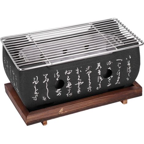 Japanese barbecue oven grill indoor barbecue charcoal barbecue Portable charcoal cooktop household aluminum alloy charcoal stove (1/5)